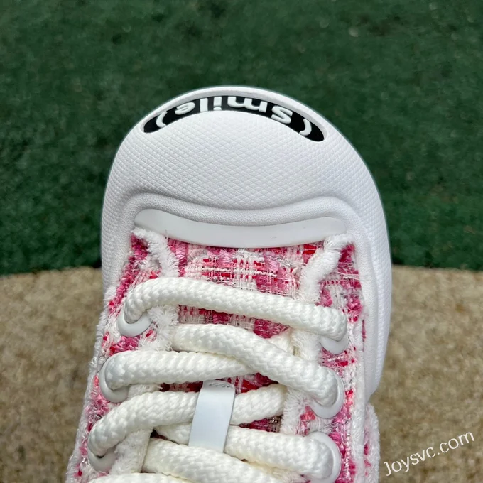 NO1 x Ouder Smiler Pink White Casual Sneakers