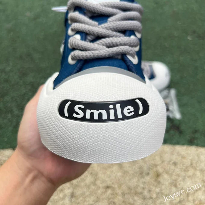 NO1 x Ouder Smiler Navy White Casual Sneakers