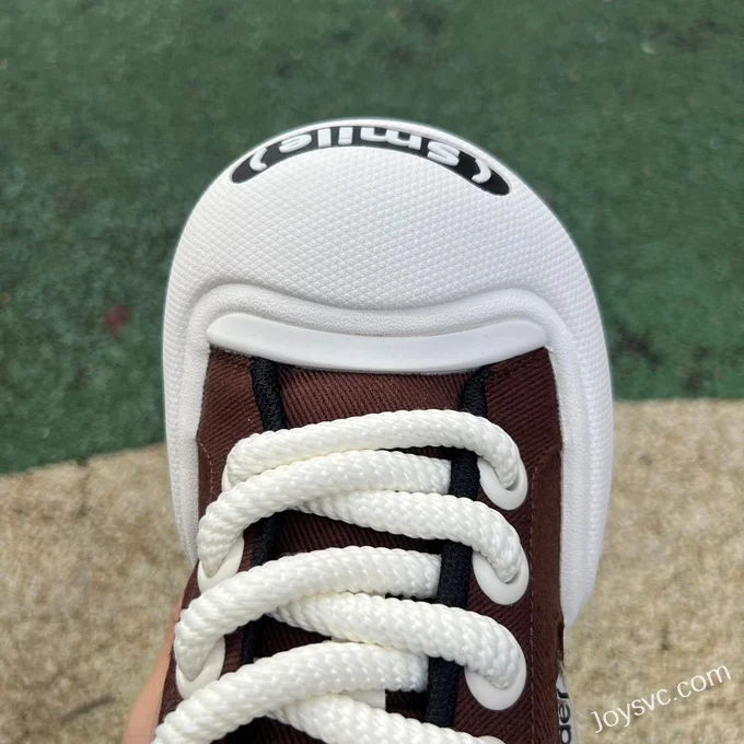 NO1 x Ouder Smiler Brown White Casual Sneakers