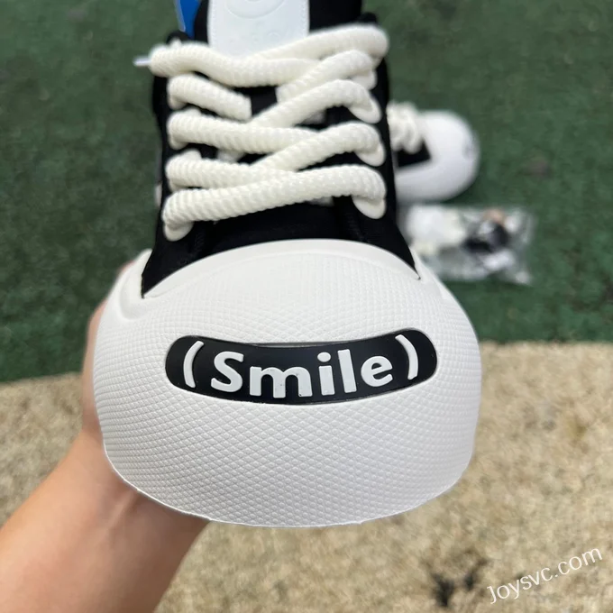 NO1 x Ouder Smiler Black White Casual Sneakers