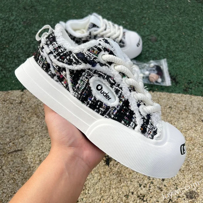 NO1 x Ouder Smiler Ethnic Knit Casual Sneakers