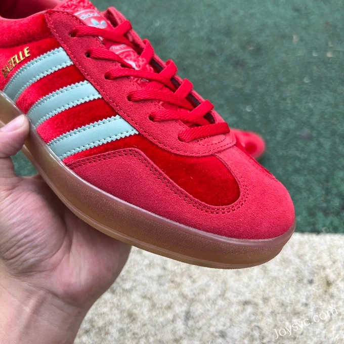 Adidas Gazelle Indoor Red Green Retro Sneakers IG6786