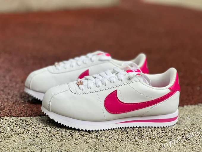 Nike Cortez White Rose Pink Classic Sneakers 904764-109