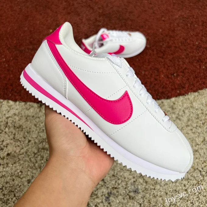 Nike Cortez White Rose Pink Classic Sneakers 904764-109