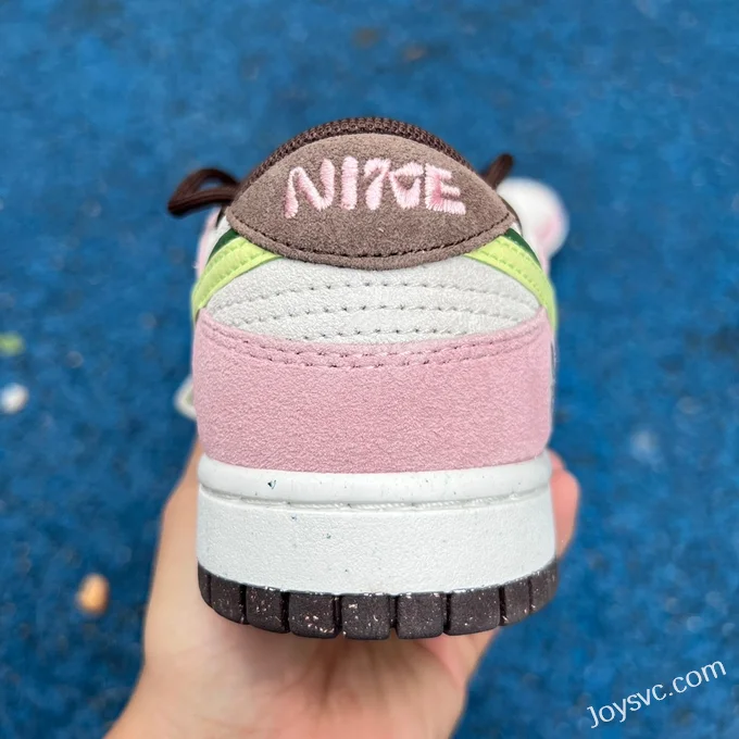 Nike Dunk Low White Pink Green Snake Year Limited