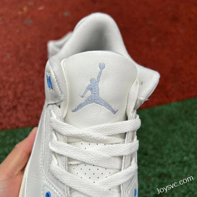 Air Jordan 3 Lucky Shorts CT8532-101 White Grey Blue