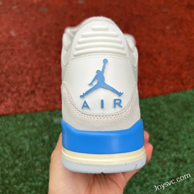 Air Jordan 3 Lucky Shorts CT8532-101 White Grey Blue