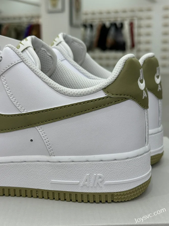 Nike Air Force 1 White Brown Green Hook FJ4146-110