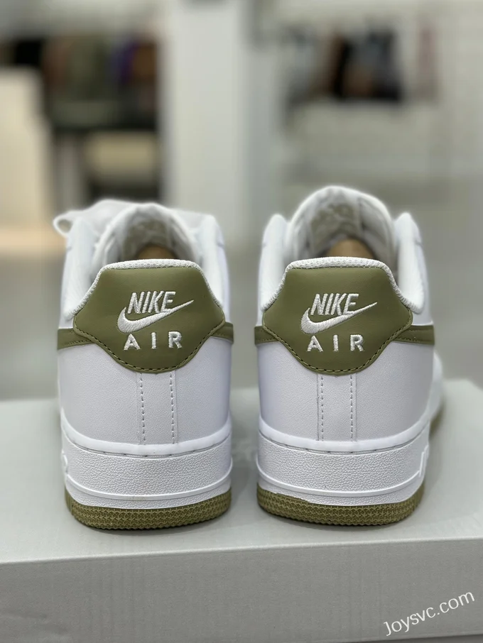 Nike Air Force 1 White Brown Green Hook FJ4146-110