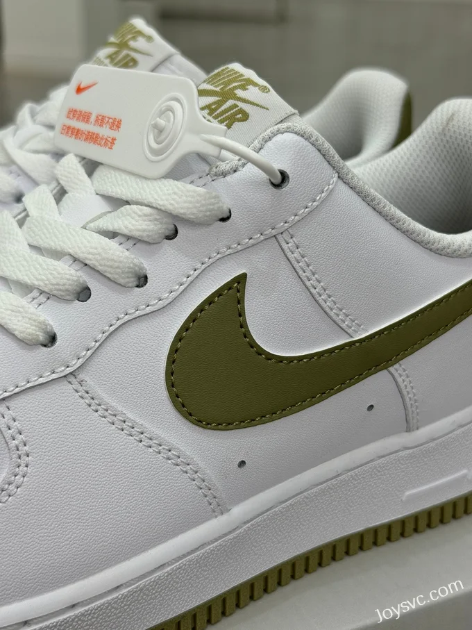 Nike Air Force 1 White Brown Green Hook FJ4146-110