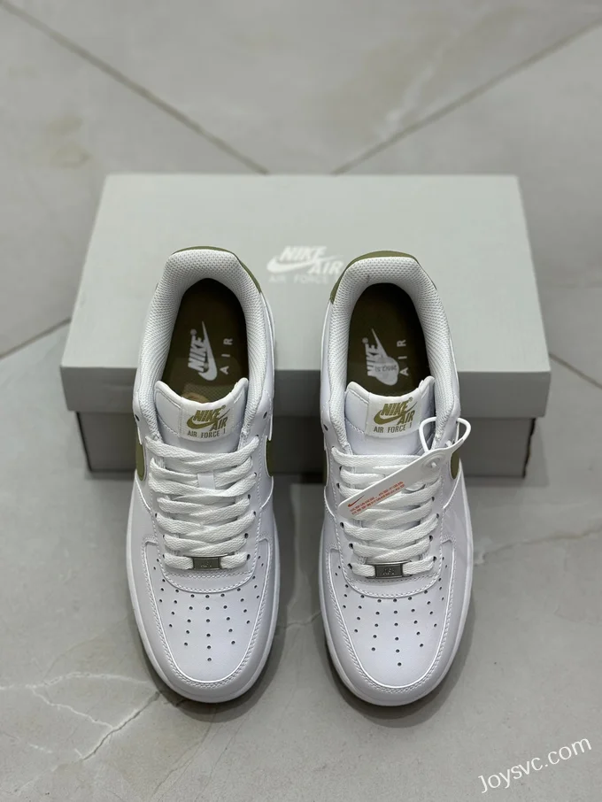 Nike Air Force 1 White Brown Green Hook FJ4146-110