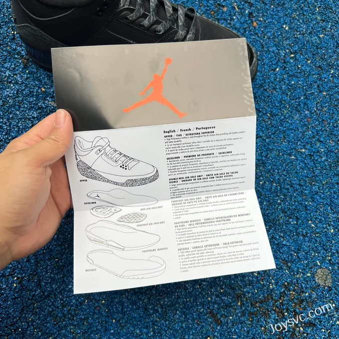 Air Jordan 3 Black Cat CT8532-001