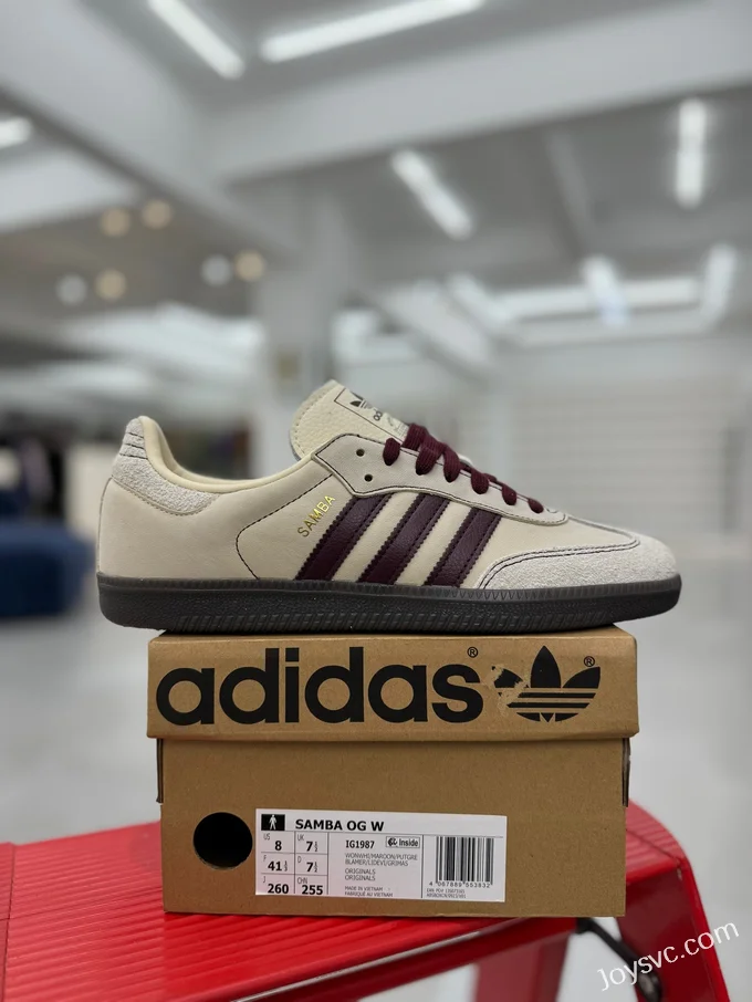 Adidas Samba Beige Retro Sneakers IG1987