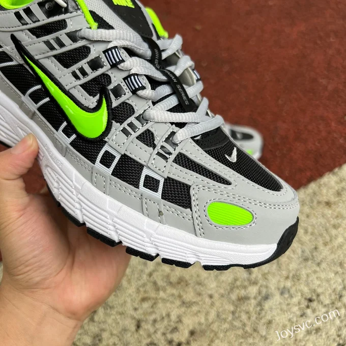 Nike P-6000 Grey Green Black Casual Sneakers CD6404-005