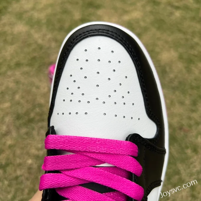 Air Jordan 1 Low Black White Pink CK3022-005