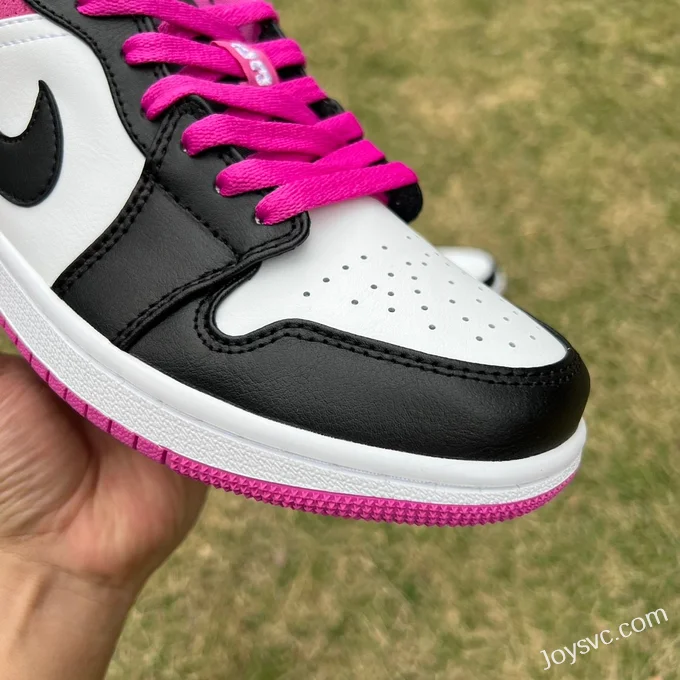 Air Jordan 1 Low Black White Pink CK3022-005