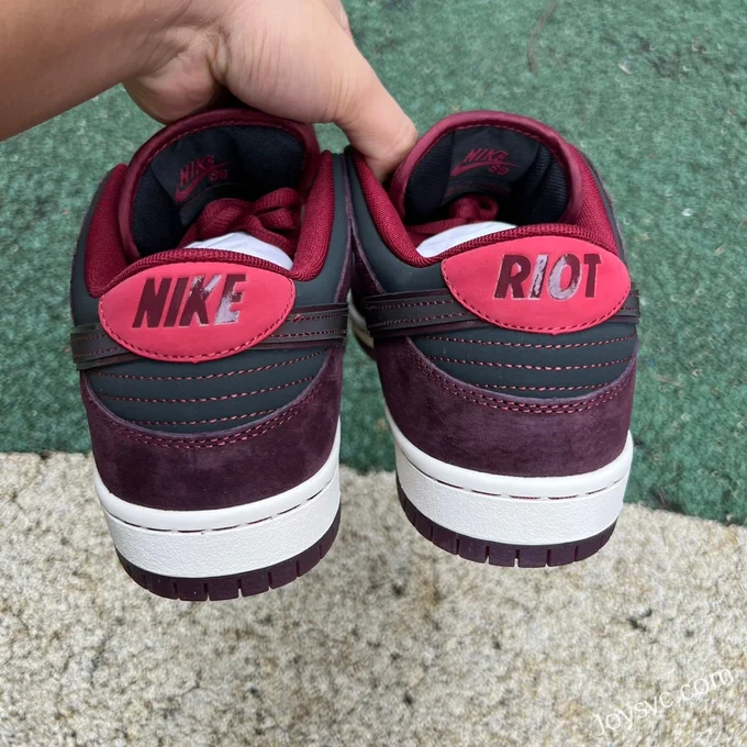 Riot Skateshop x Nike SB Dunk Low Red Black FZ1289-200