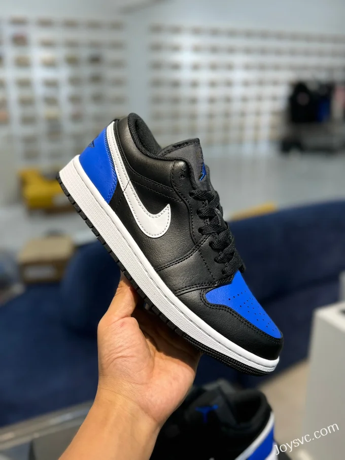 Air Jordan 1 Low Black Blue White 553558-042