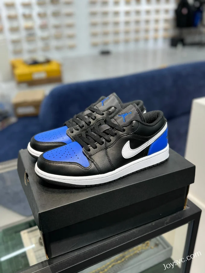 Air Jordan 1 Low Black Blue White 553558-042