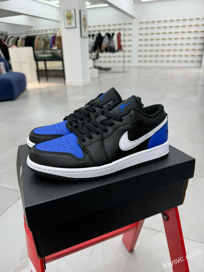 Air Jordan 1 Low Black Blue White 553558-042