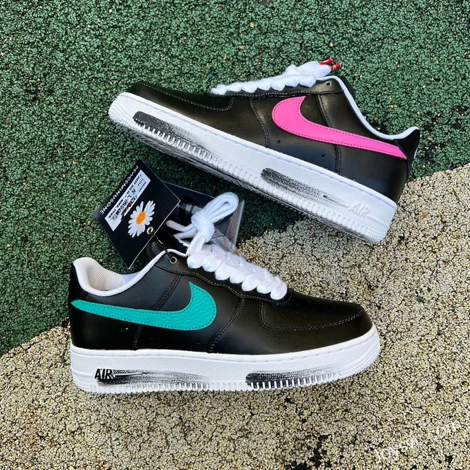 Nike Air Force 1 GD 3.0 Black Green Pink AQ3692-004