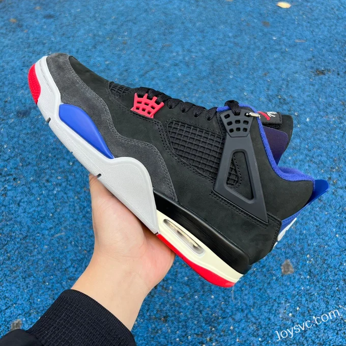 Air Jordan 4 Rare Air FV5029-003 Black Blue Red