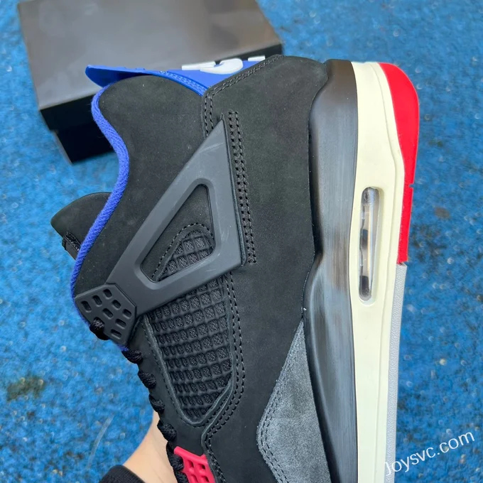 Air Jordan 4 Rare Air FV5029-003 Black Blue Red