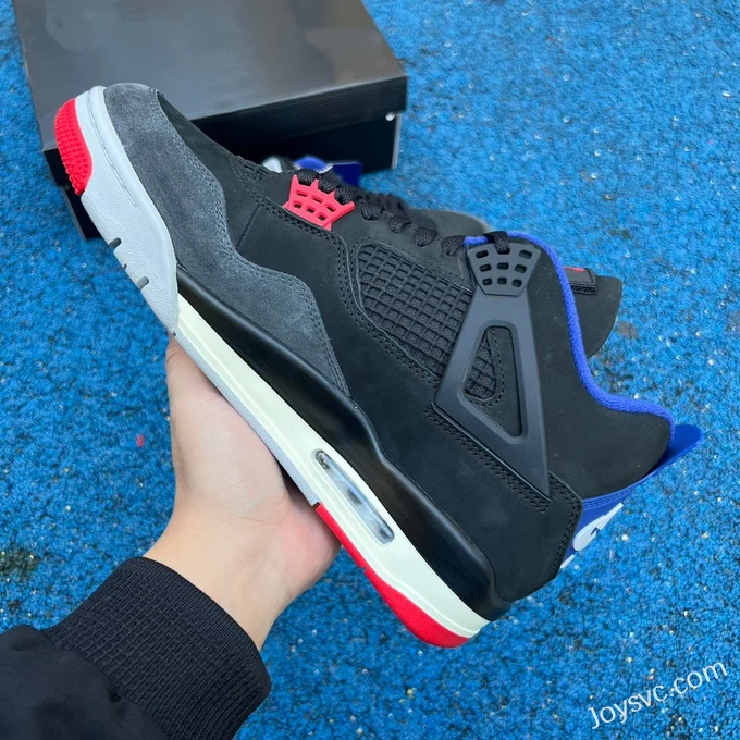 Air Jordan 4 Rare Air FV5029-003 Black Blue Red