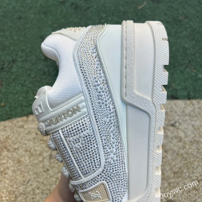 Louis Vuitton Trainer Maxi White Diamond