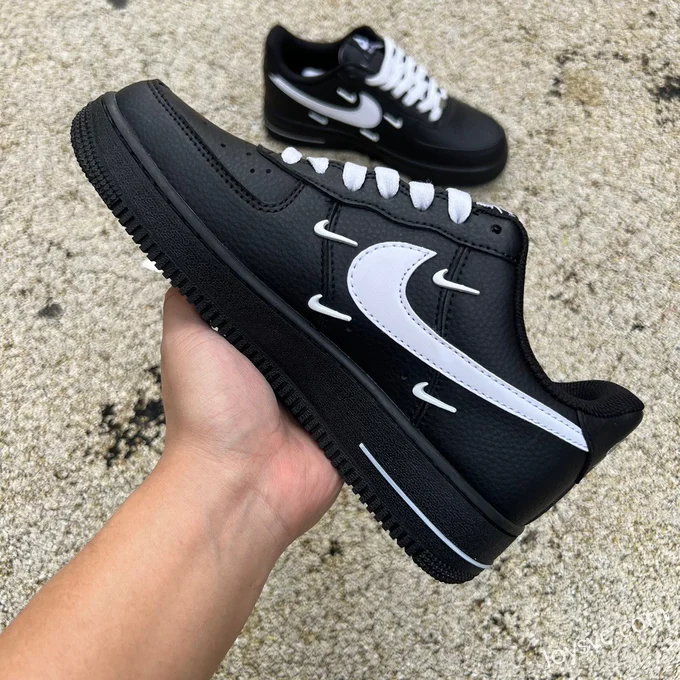 Nike Air Force 1 BY YOU Black White