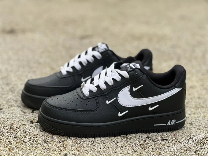 Nike Air Force 1 BY YOU Black White