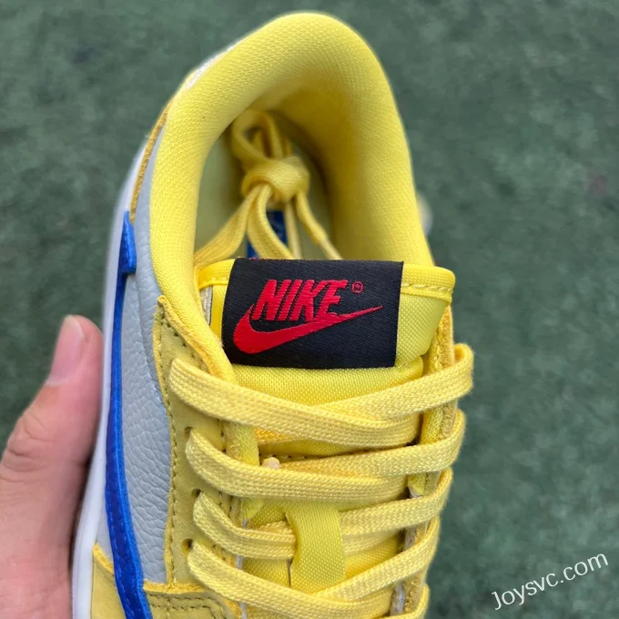 Travis Scott x Air Jordan 1 Low DZ5909-700 Yellow Blue Kids Version