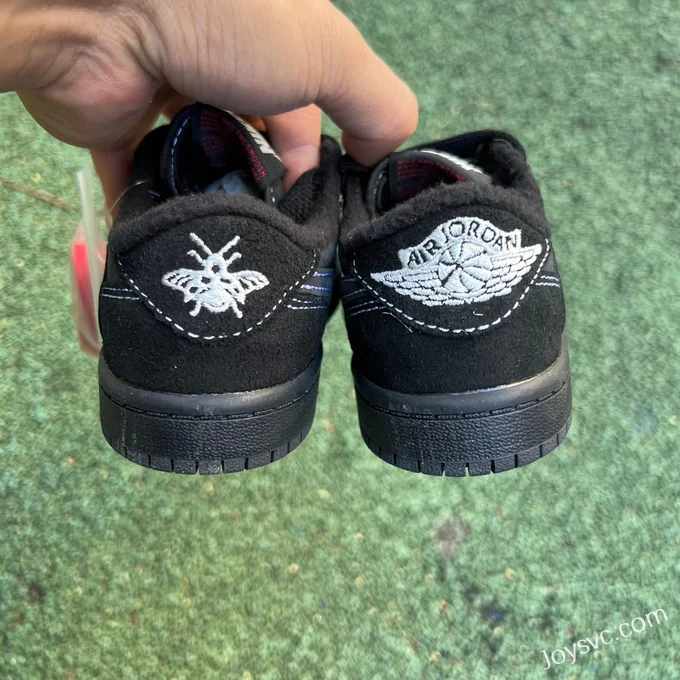 Travis Scott x Air Jordan 1 Low DO5442-001 Black Kids Version