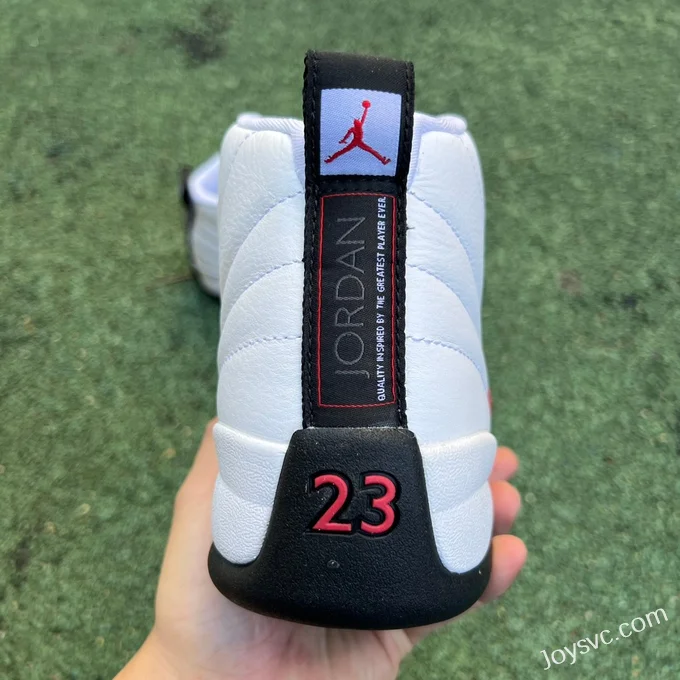 Air Jordan 12 White Black Red High Top CT8013-162