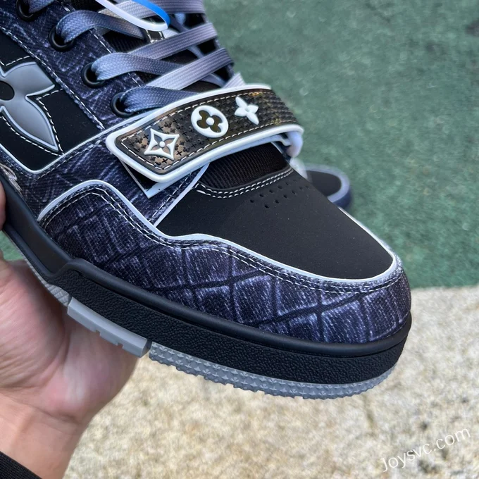 Louis Vuitton Trainer Navy Black