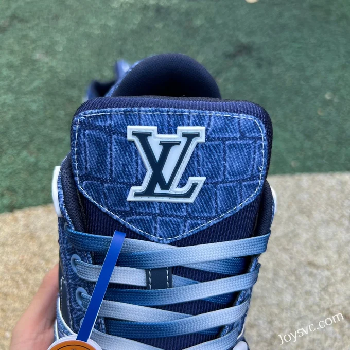 Louis Vuitton Trainer Denim Navy