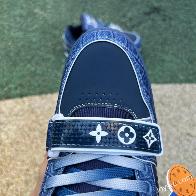 Louis Vuitton Trainer Denim Navy