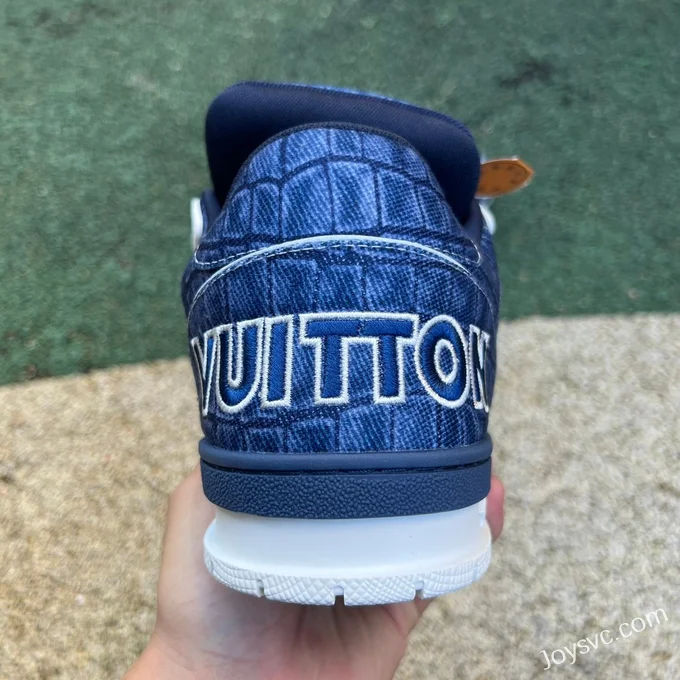 Louis Vuitton Trainer Denim Navy