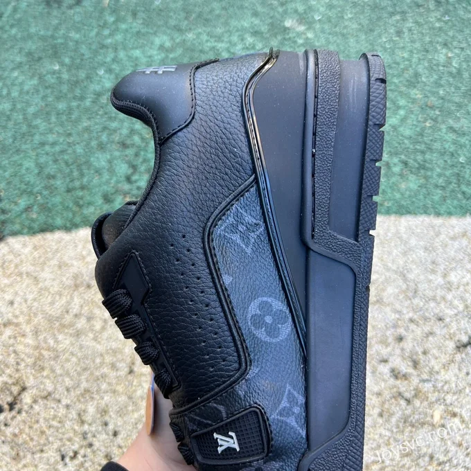 Louis Vuitton Trainer Black Denim