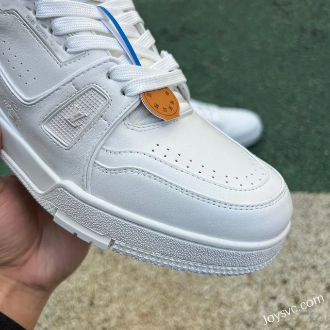 Louis Vuitton Trainer Pure White Denim