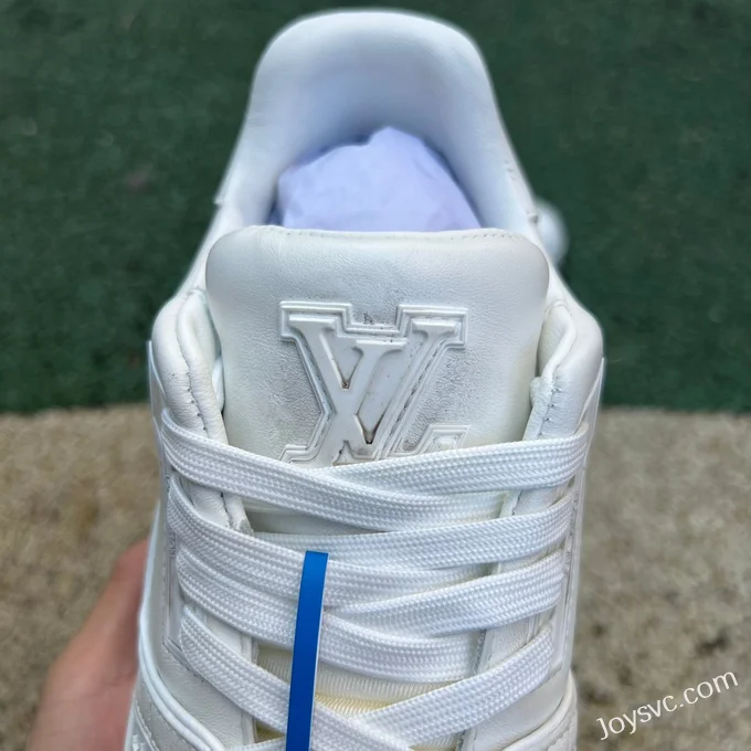 Louis Vuitton Trainer Pure White Denim