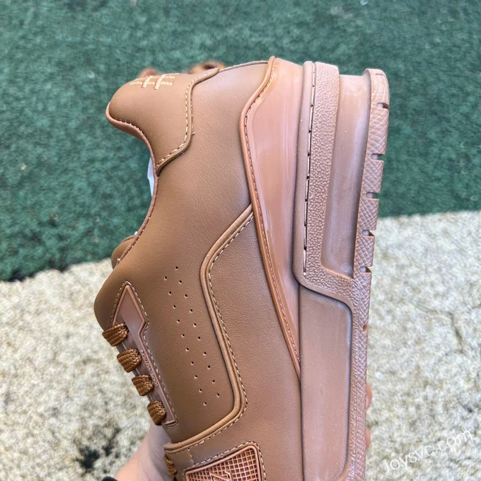 Louis Vuitton Trainer Distressed Brown