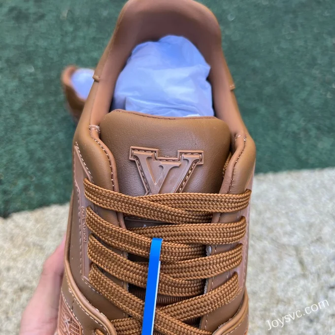 Louis Vuitton Trainer Distressed Brown