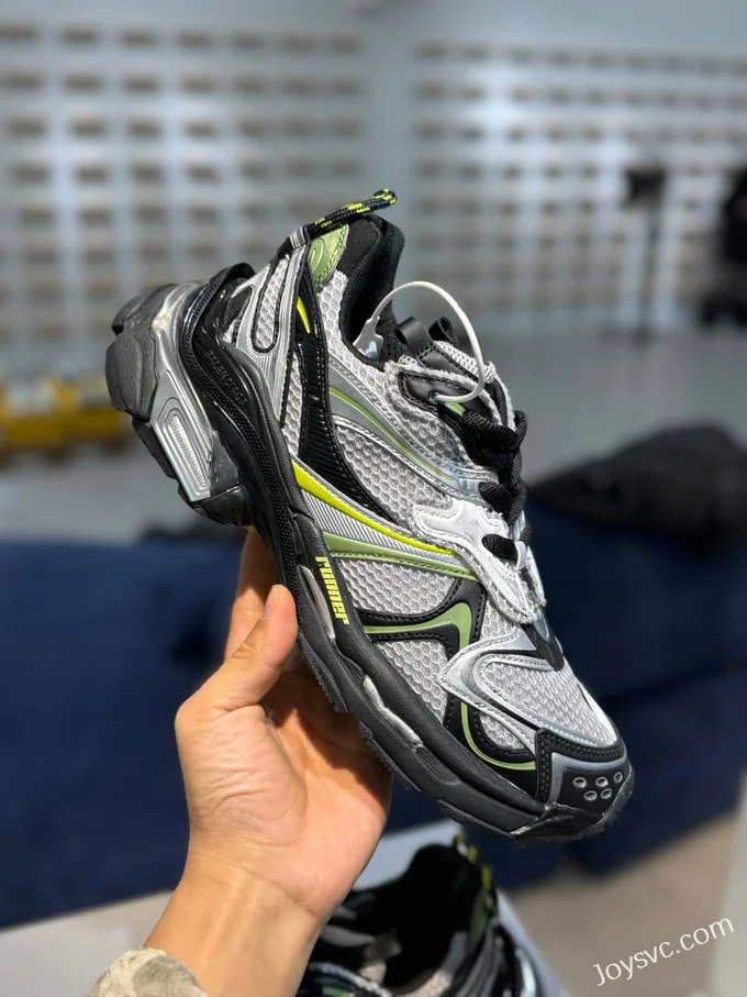 Balenciaga Paris 7.0 Runner Silver Black Sneakers