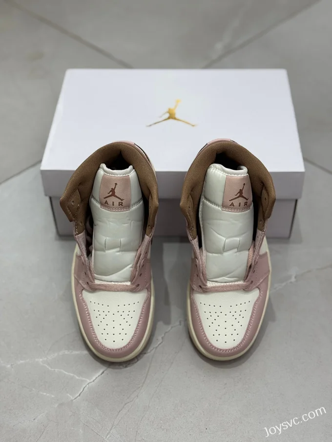 Air Jordan 1 Mid Pink White BQ6472-620