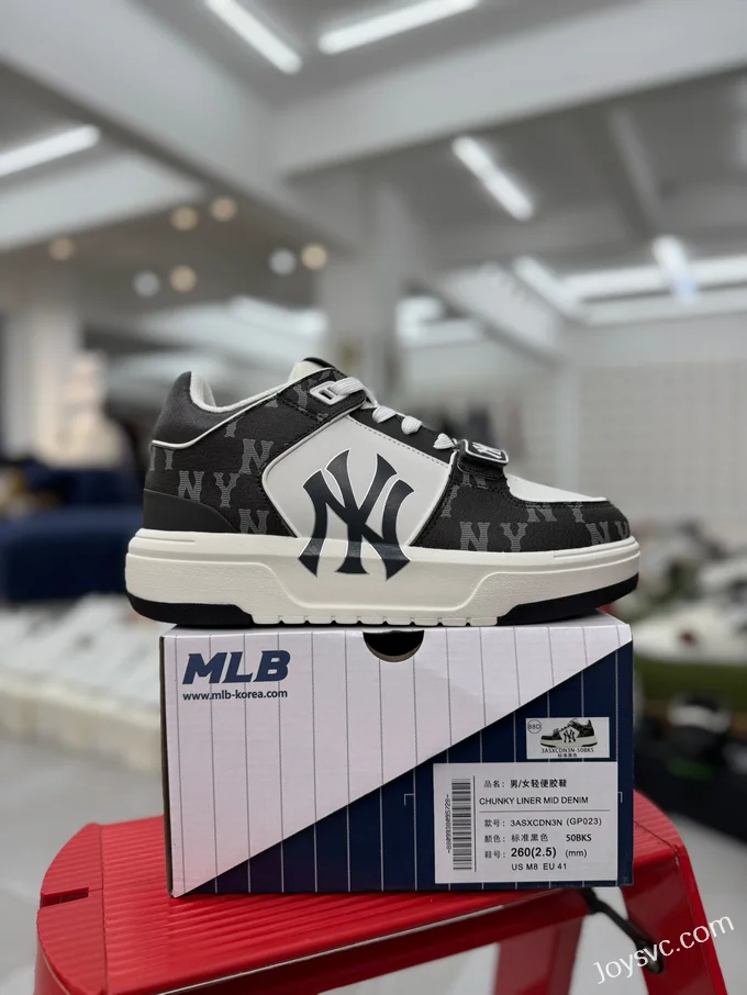 MLB Chunky Liner MID Black White