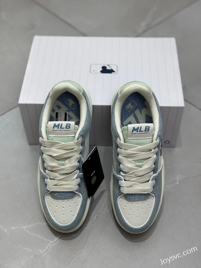 MLB Chunky Liner Denim Blue White Dad Shoes