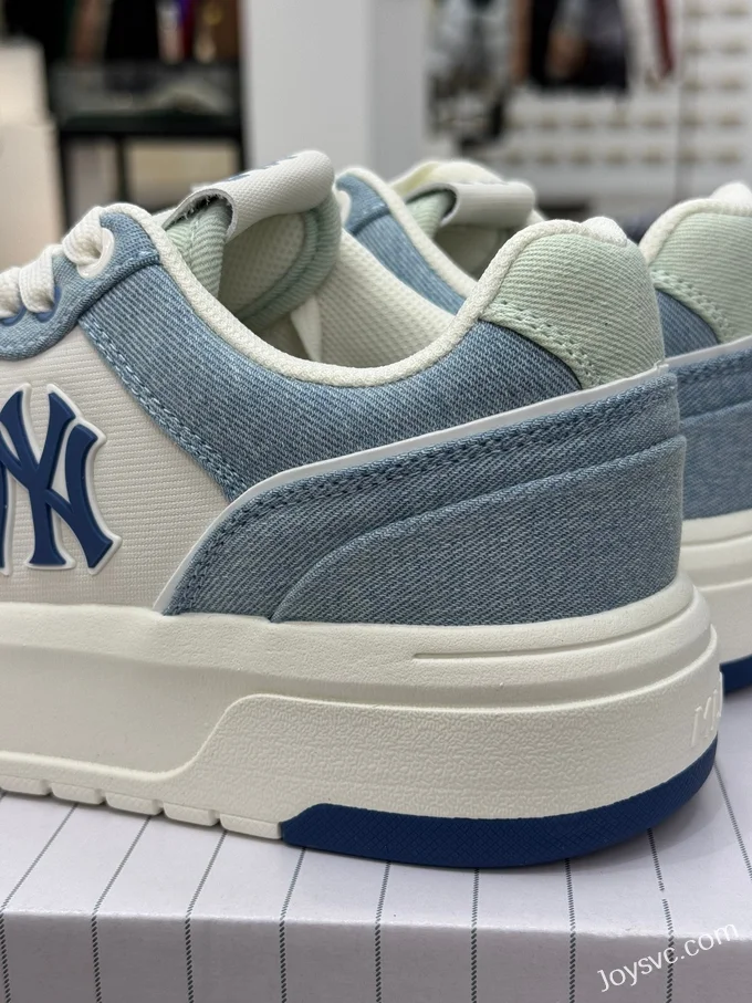 MLB Chunky Liner Denim Blue White Dad Shoes