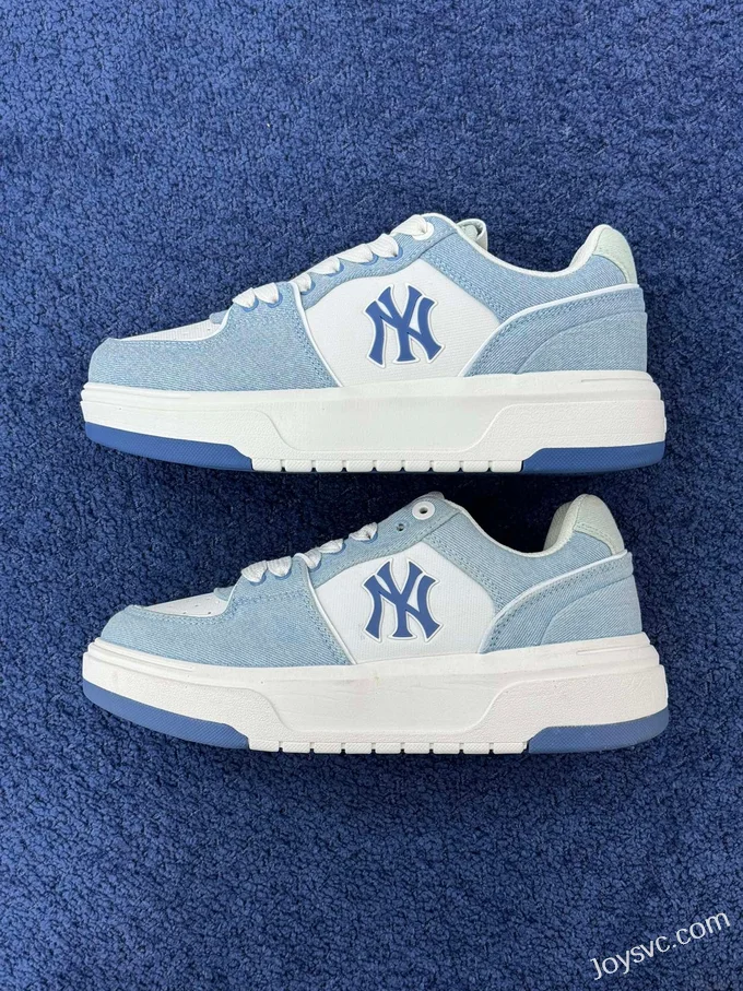 MLB Chunky Liner Denim Blue White Dad Shoes