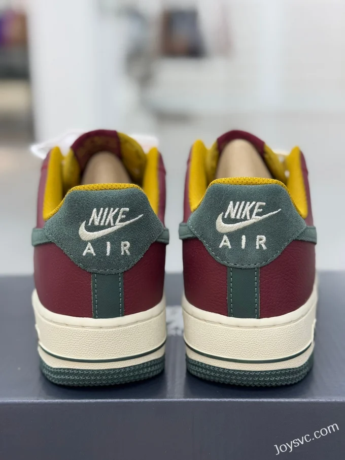 Nike Air Force 1 White Green Maroon HQ3612-113